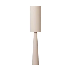 WOOOD Vloerlampen|Loft 2-lichts Vloerlamp XL metaal/bouclé naturel