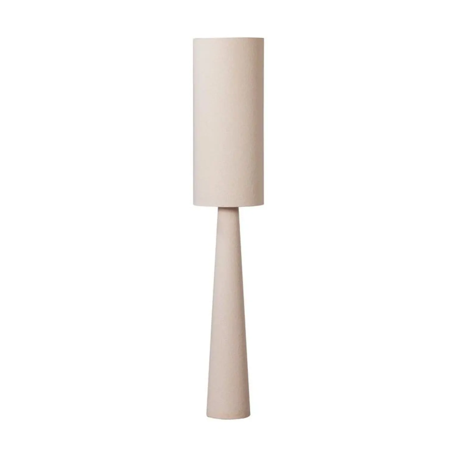 WOOOD Vloerlampen|Loft 2-lichts Vloerlamp XL metaal/bouclé naturel