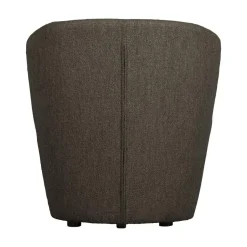 vtwonen Fauteuils|Lofty Fauteuil bouclé bruin