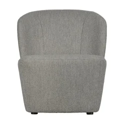 vtwonen Fauteuils|Lofty Fauteuil bouclé grijs
