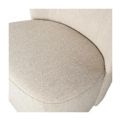 vtwonen Fauteuils|Lofty Fauteuil bouclé naturel