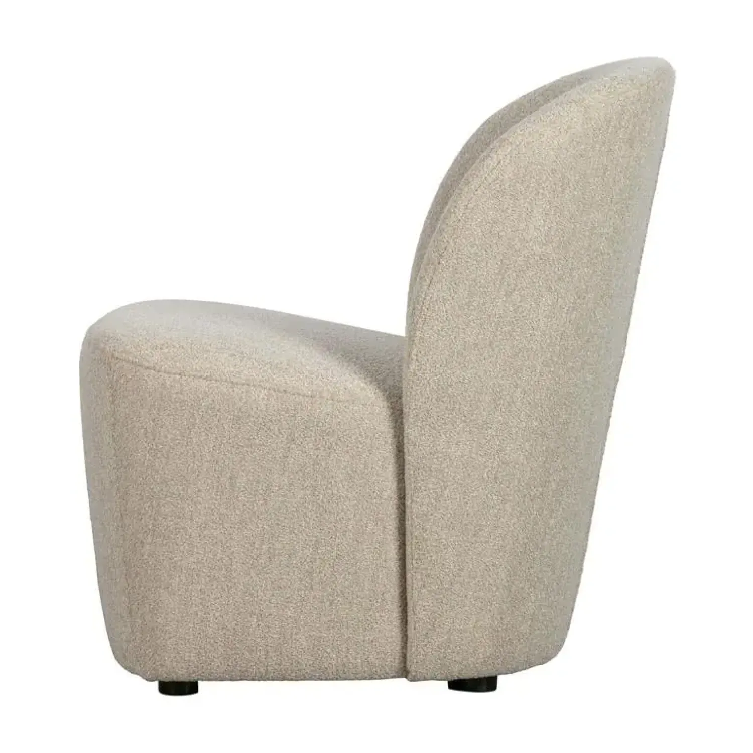 vtwonen Fauteuils|Lofty Fauteuil bouclé naturel
