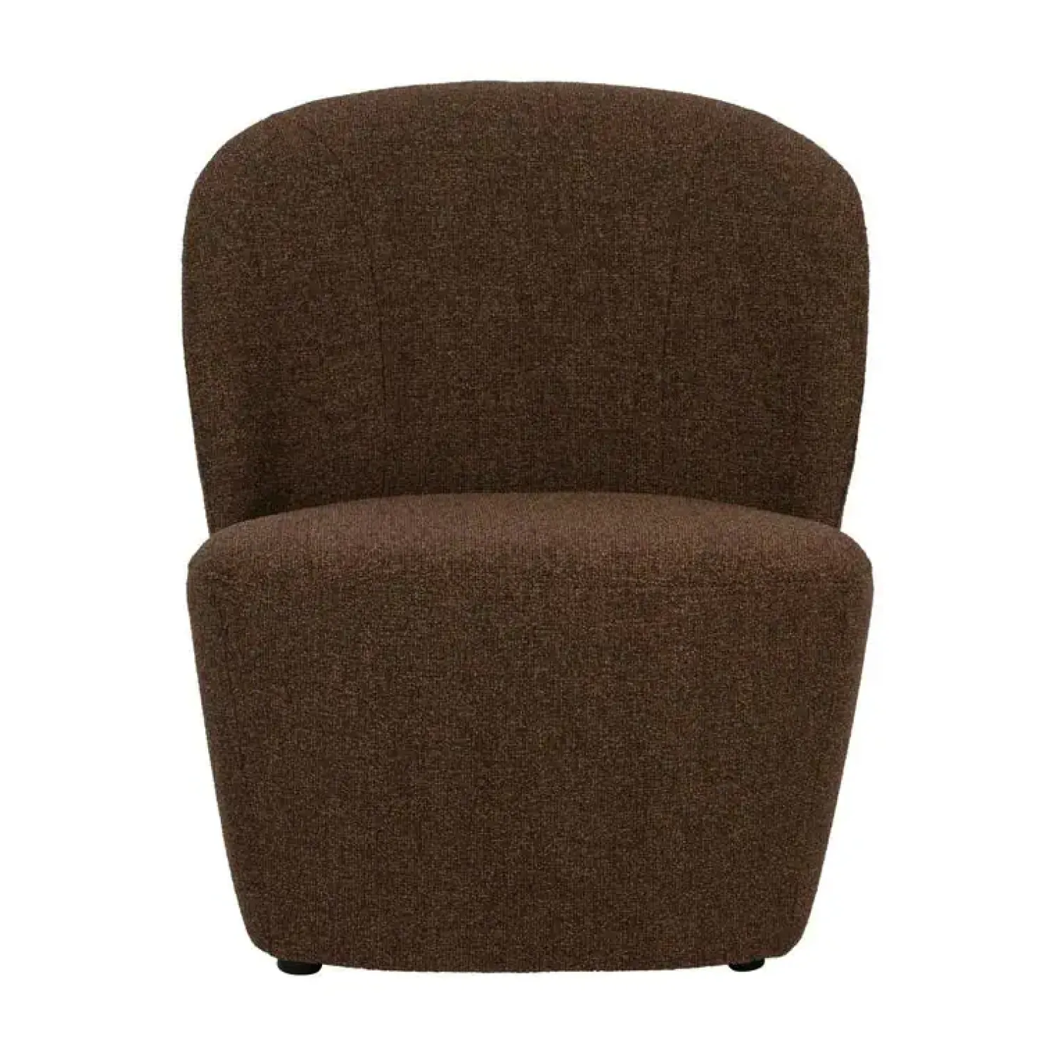vtwonen Fauteuils|Lofty Fauteuil bruin melange