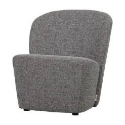 vtwonen Fauteuils|Lofty Fauteuil melange grijs