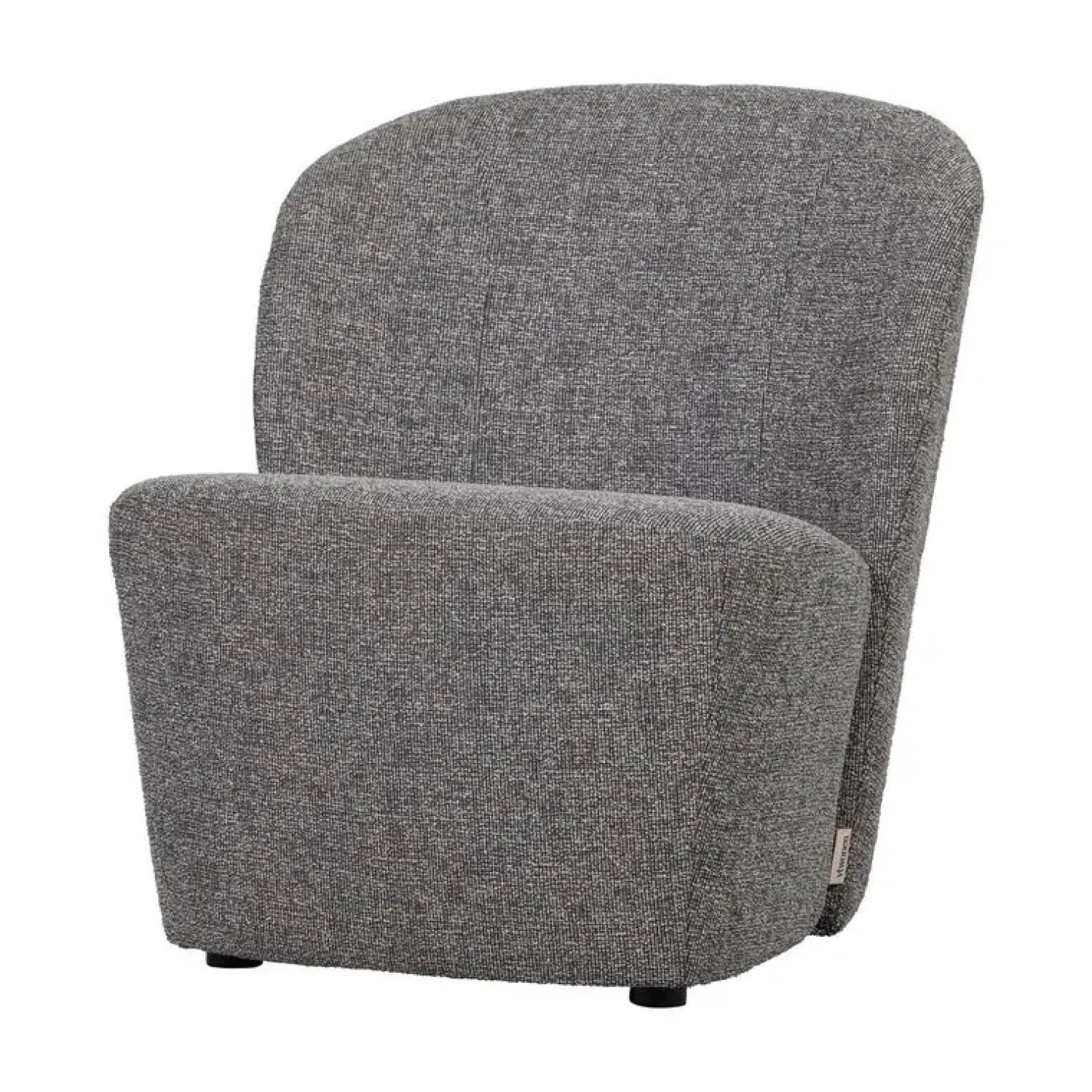vtwonen Fauteuils|Lofty Fauteuil melange grijs