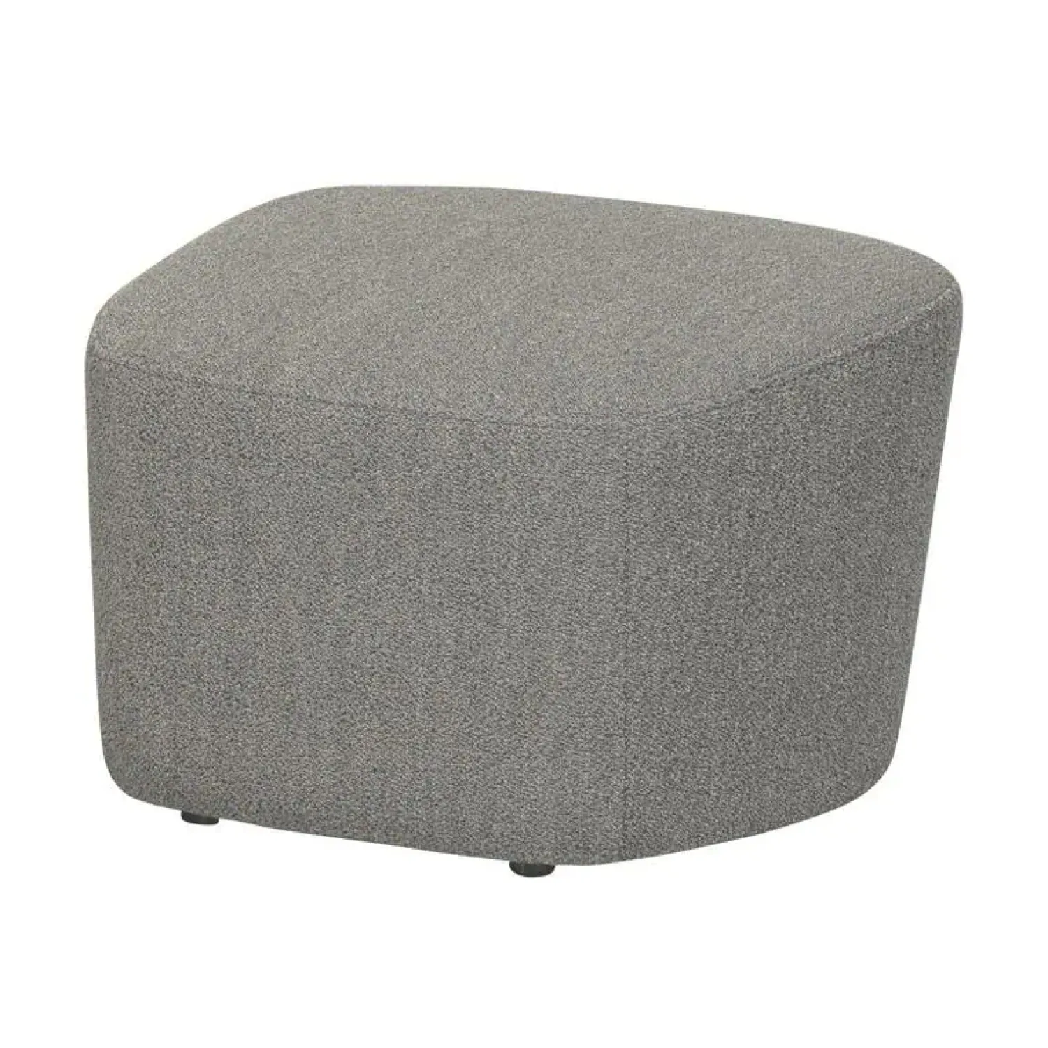 vtwonen Hockers|Lofty Hocker bouclé grijs