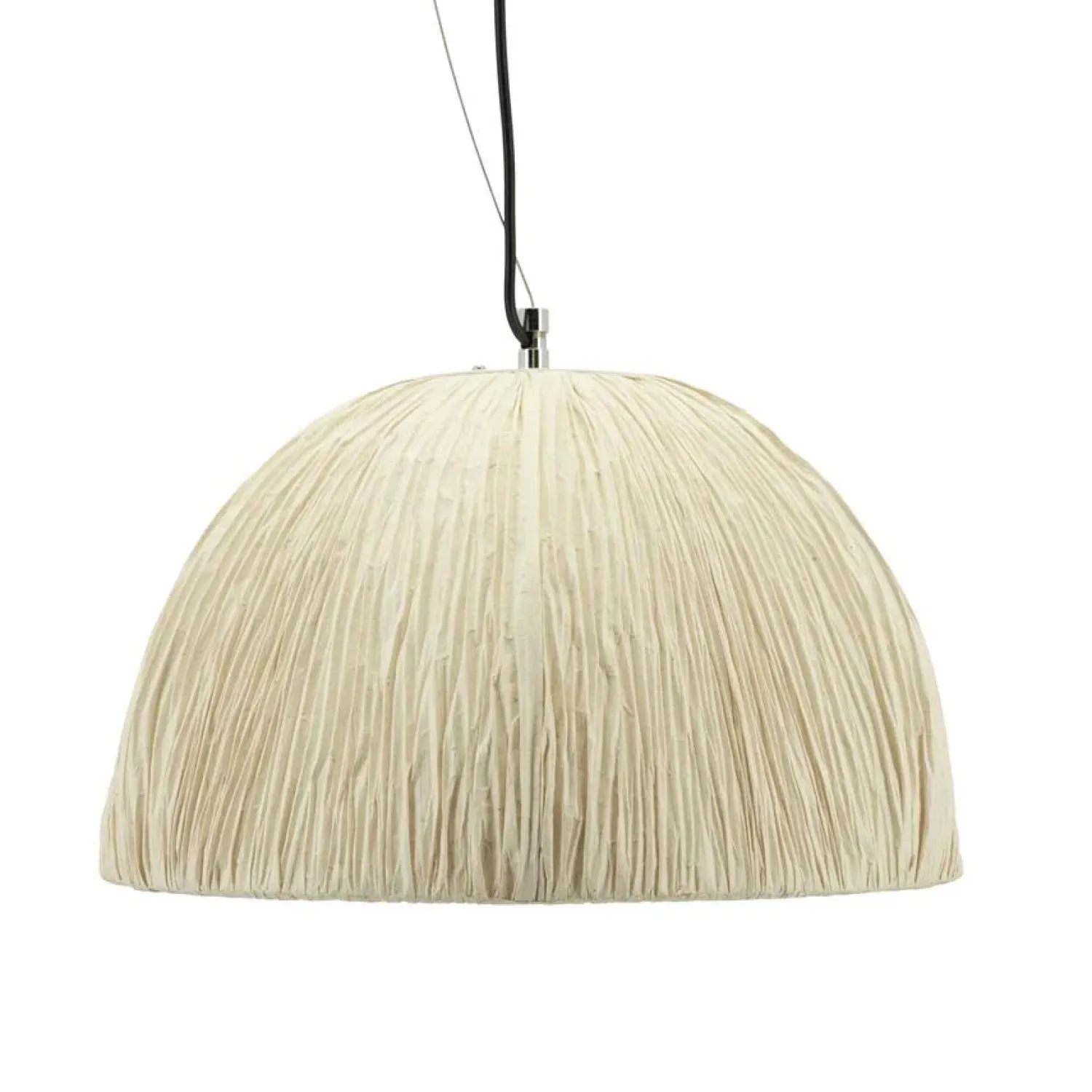 By Boo Hanglampen|Lokta 1-lichts Hanglamp koepel Creme