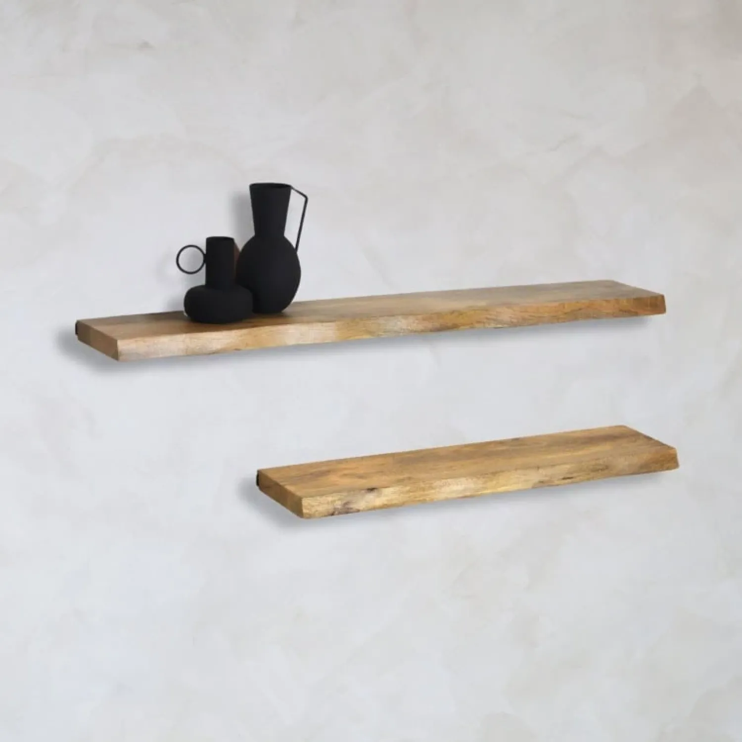 Decor 88 Wandplanken|Wandrekken|Londo wandplank zwevend 100cm Mangohout