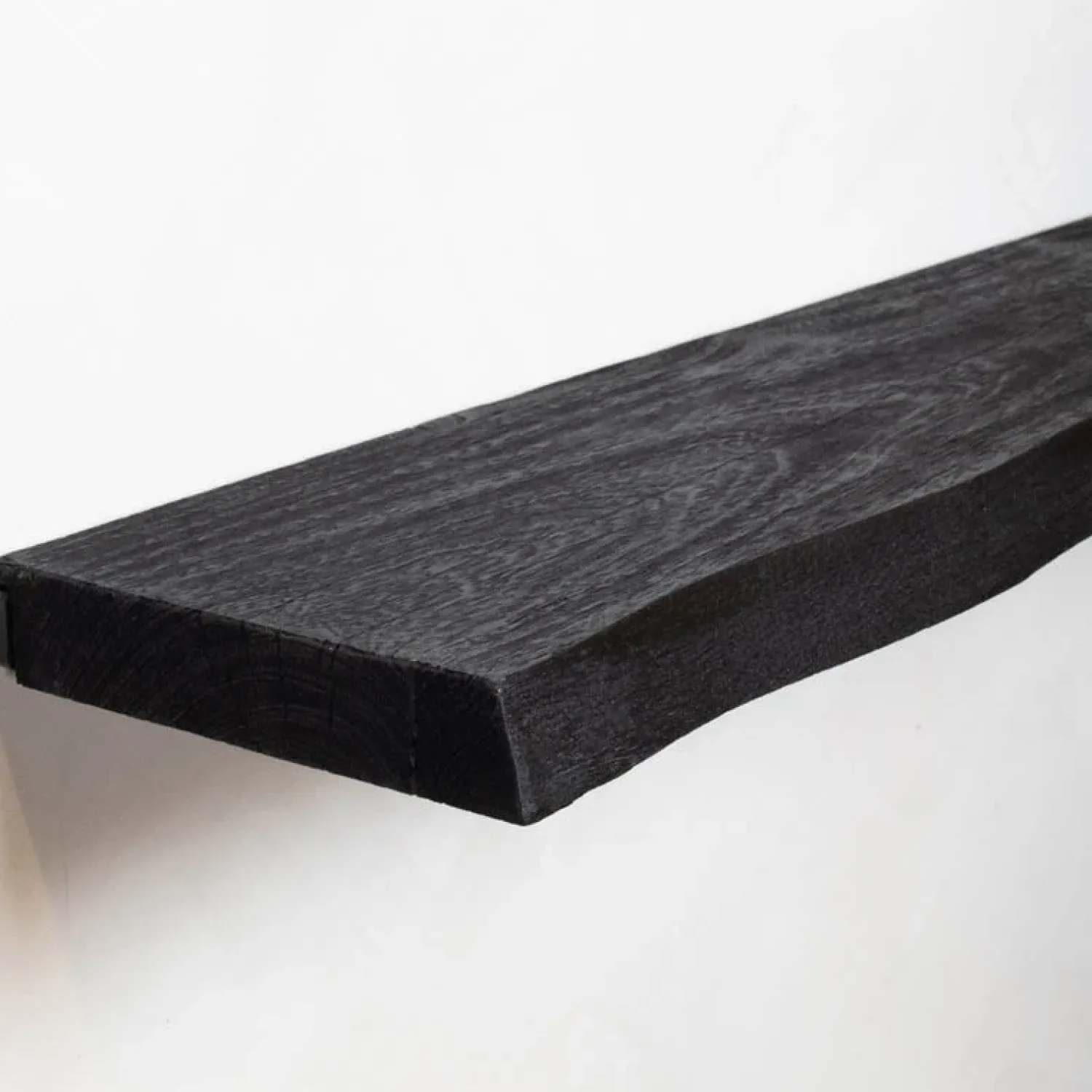 Cavetown Wandplanken|Wandrekken|Londo wandplank zwevend Zwart Mangohout 100cm