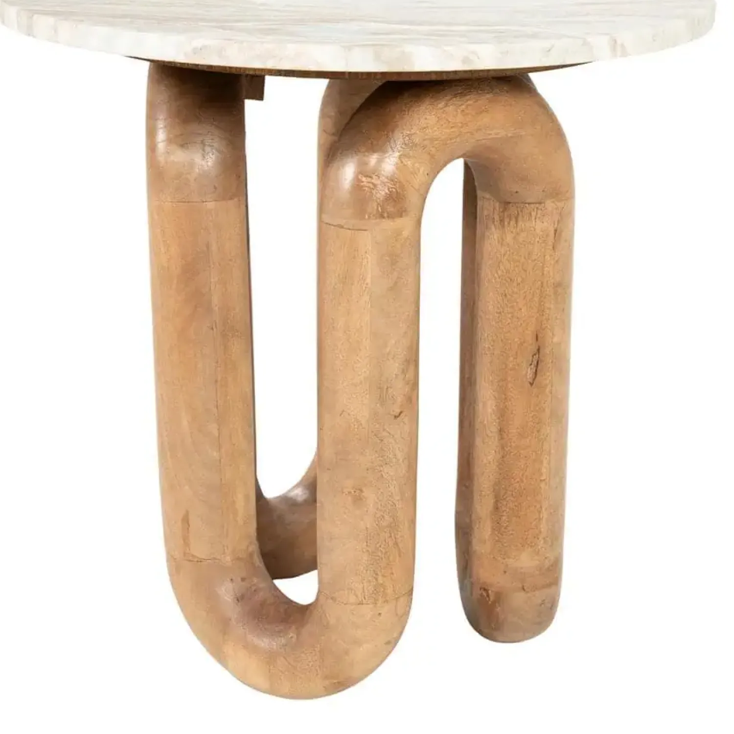 By Boo Bijzettafels|LoopStone Bijzettafel rond Naturel 52cm