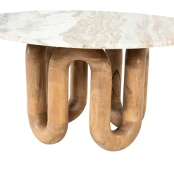 By Boo Salontafels|LoopStone Salontafel rond Naturel 80cm