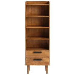 Mysons Wandkasten|Boekenkasten|Lordara Boekenkast 165cm met 2 lades en 4 open vakken