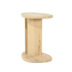 Eleonora Bijzettafels|Lori Bijzettafel Naturel 46cm