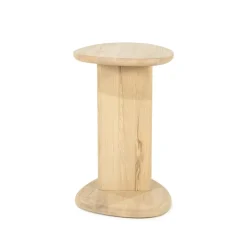 Eleonora Bijzettafels|Lori Bijzettafel Naturel 46cm