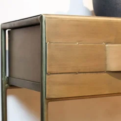 PTMD Sidetables|Loua sidetable goud 119,5cm