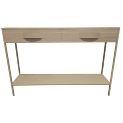 PTMD Sidetables|Loua Sidetable Zand Metaal 120cm