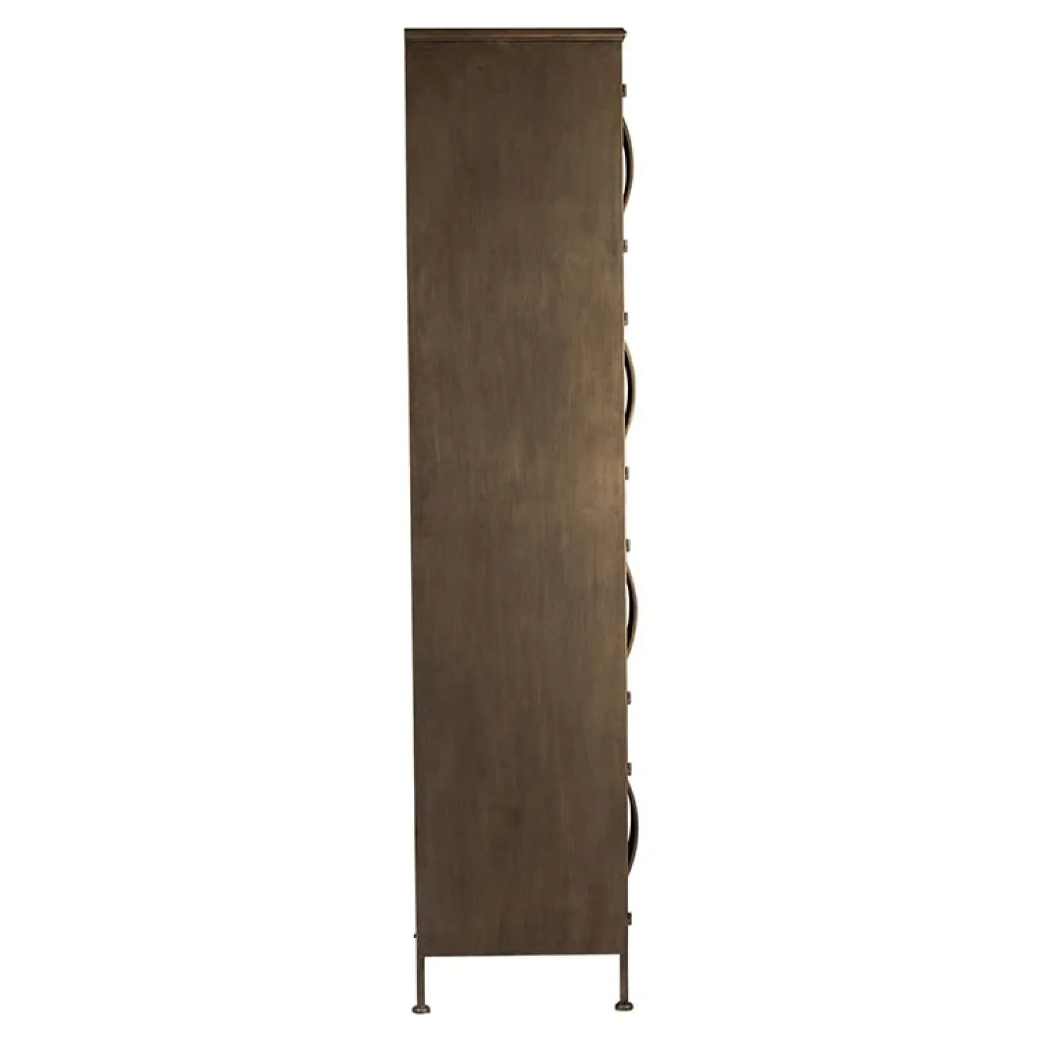 PTMD Wandkasten|Vakkenkasten|Loua wandkast goud 62cm