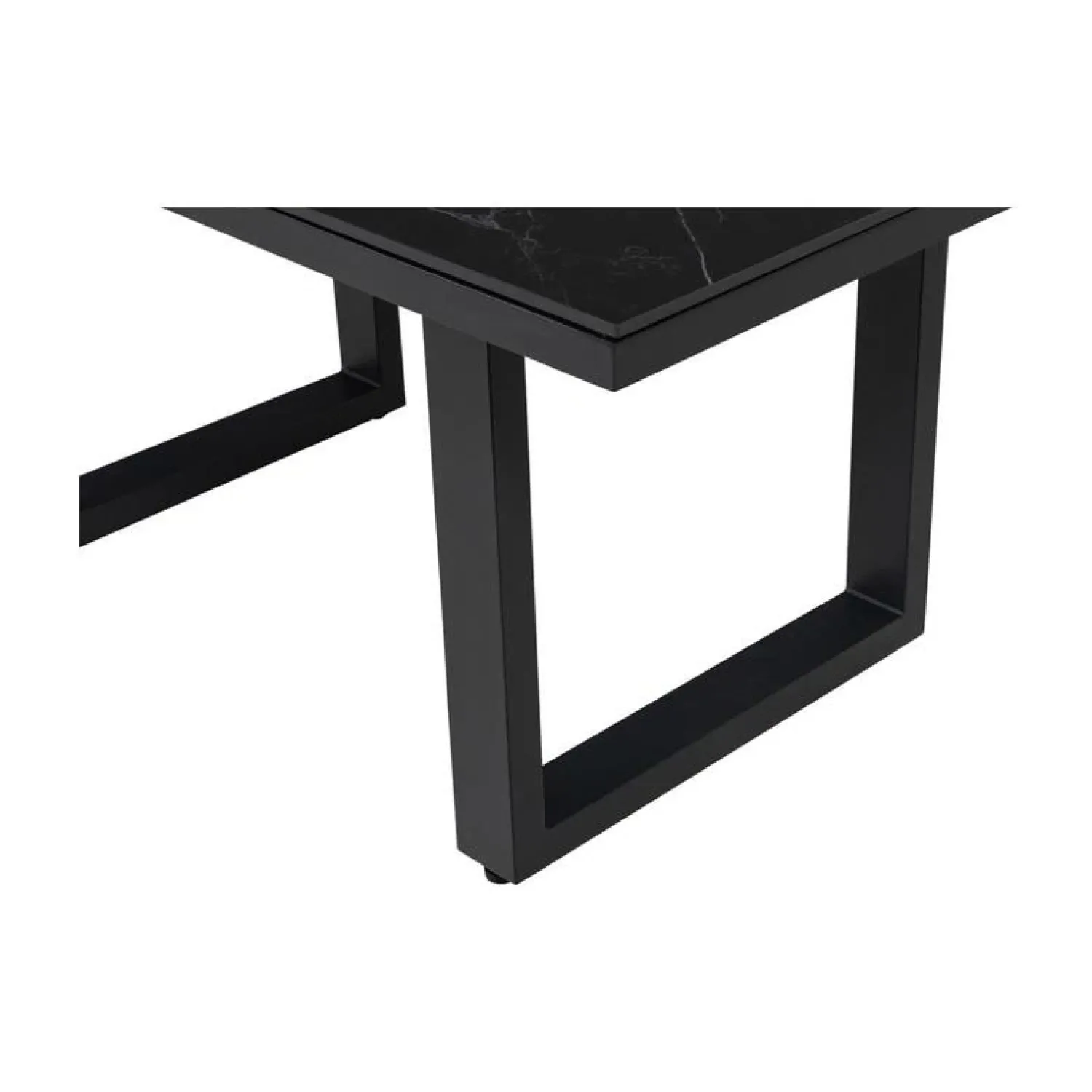 Lesli Living Tuintafels|Loungetafel hoog Monte Carlo Noir 140cm