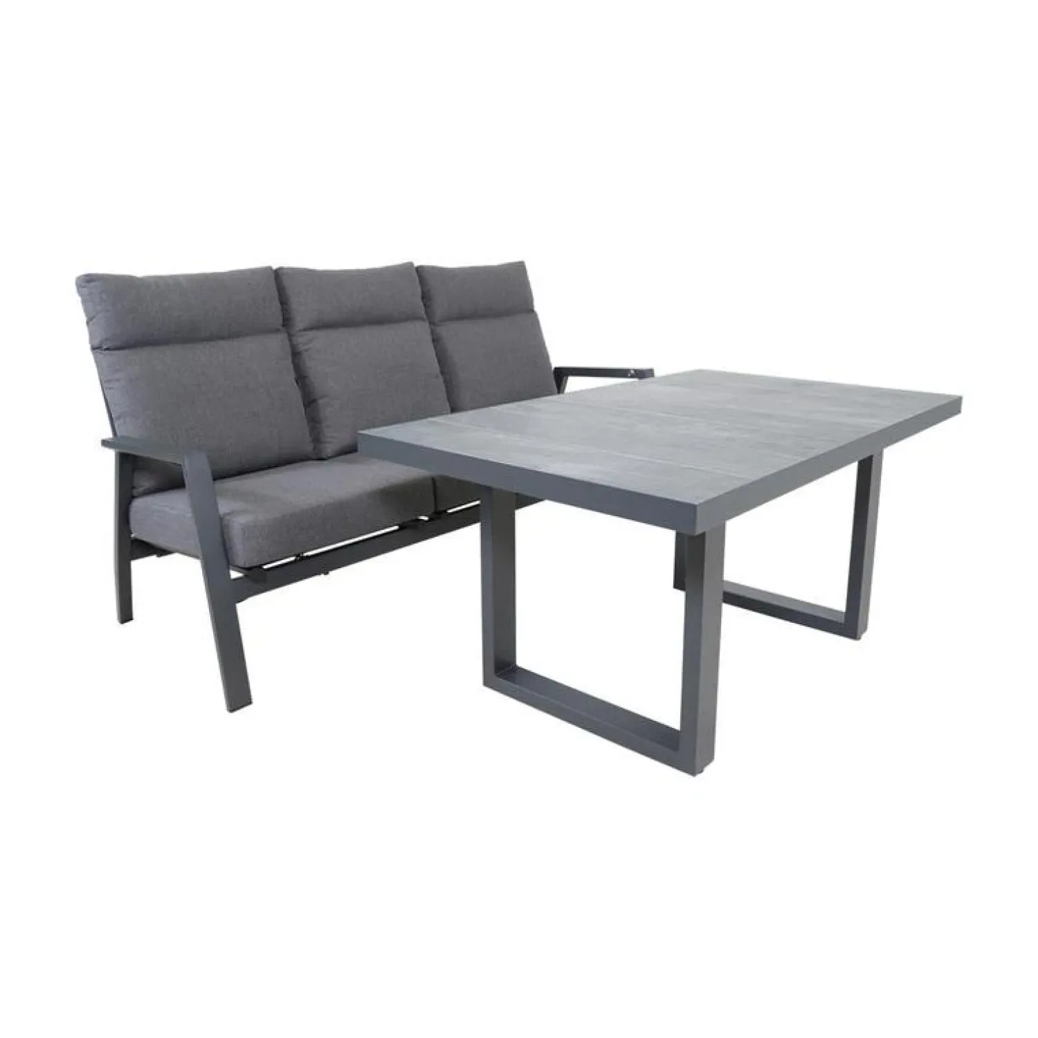 Lesli Living Tuintafels|Loungetafel hoog Prato 2.0 Noir 140cm