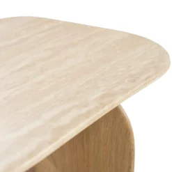 Eleonora Bijzettafels|Lova Bijzettafel Naturel travertin 60cm