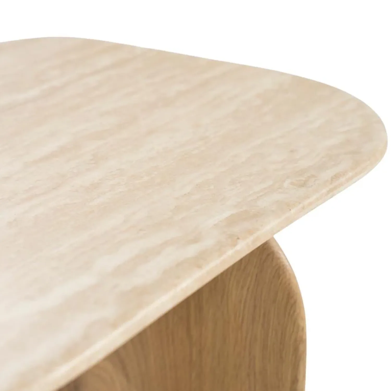 Eleonora Bijzettafels|Lova Bijzettafel Naturel travertin 60cm