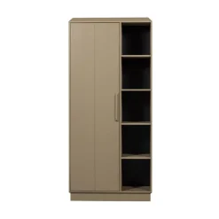 WOOOD Wandkasten|Industriele Kasten|Lowen Opbergkast Dennenhout Mud 100cm