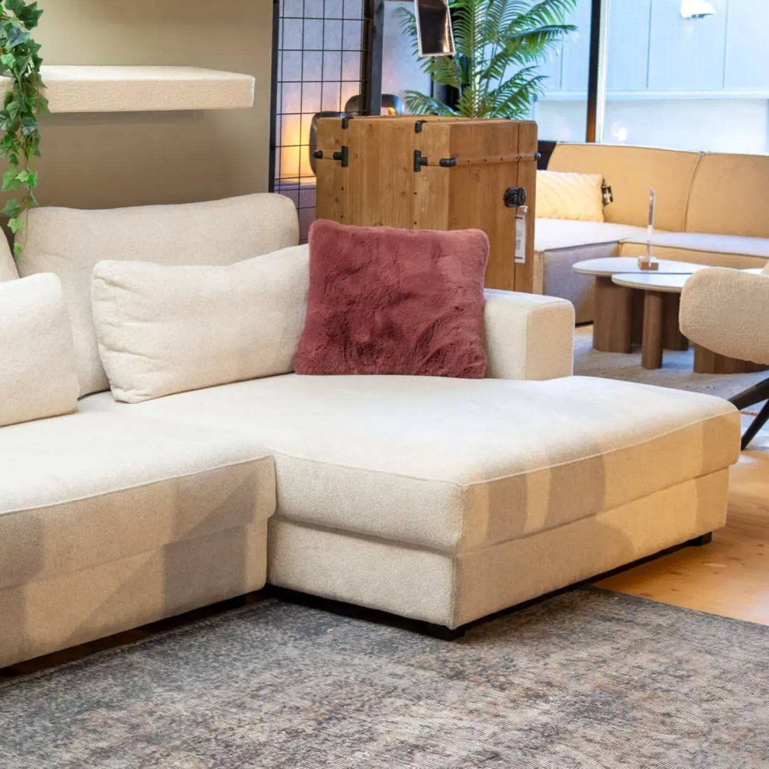 EasyFurn Hoekbanken|Loungebanken|Luca Hoekbank (Long chair + 2,5 zits + Divan arm)
