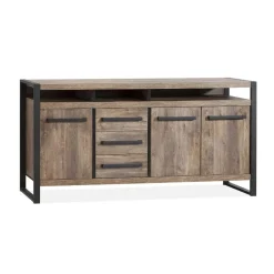 Maison Madera Dressoirs|Industriele Kasten|Lucara Dressoir smal 188cm