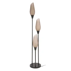 Kalfort Vloerlampen|Lucario 3-lichts Vloerlamp bruin-frosted