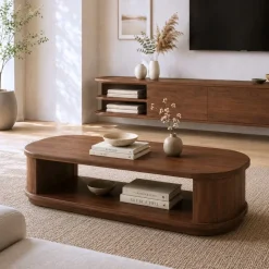 Vane Living Salontafels|Luca salontafel 110 cm walnoot