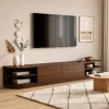Vane Living Industriele Kasten|Tv Meubels|Luca Staand Tv meubel Walnoot 220 cm