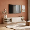 Vane Living Industriele Kasten|Tv Meubels|Luca Staand Tv meubel Zand 160 cm
