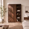 Vane Living Wandkasten|Industriele Kasten|Luca Wandkast walnoot 160cm