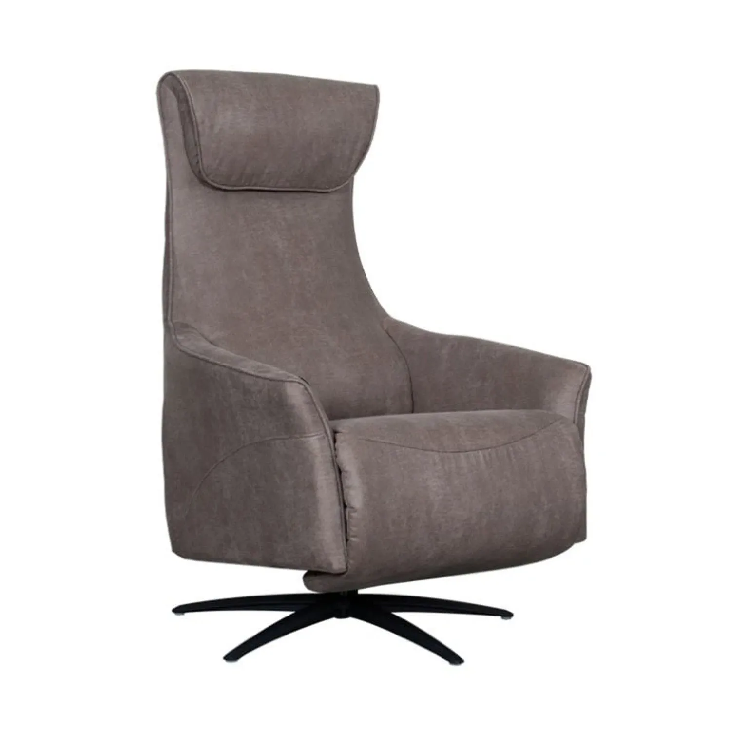 Label51 Fauteuils|Lund Elektrische Fauteuil Taupe Microleder