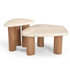Furndea Salontafels|Lunea Salontafel Creme Marmer 60 cm