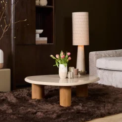 Furndea Salontafels|Lunea Salontafel Creme Marmer 100 cm