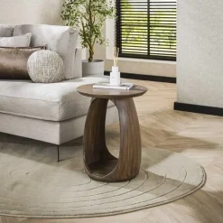 Kalfort Bijzettafels|Luno Bijzettafel S Acaciahout bruin 49cm