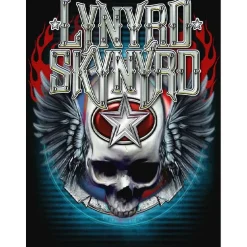 Cavetown Metalen Borden|Lynyrd skynyrd - winged skull - metalen bord