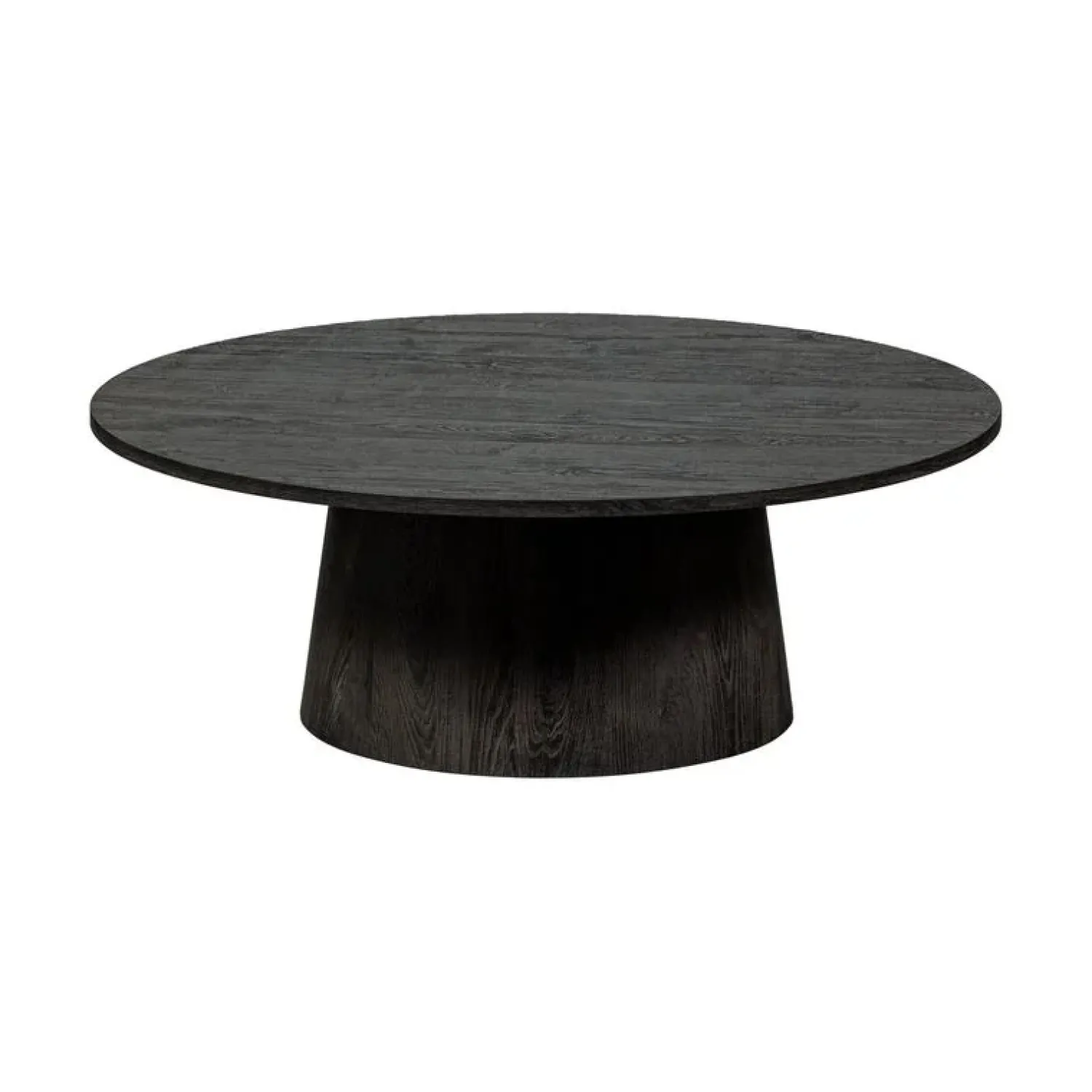 WOOOD Salontafels|Maan Salontafel rond MDF Donkerbruin 100cm