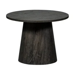 WOOOD Salontafels|Maan Salontafel rond MDF Donkerbruin 60cm