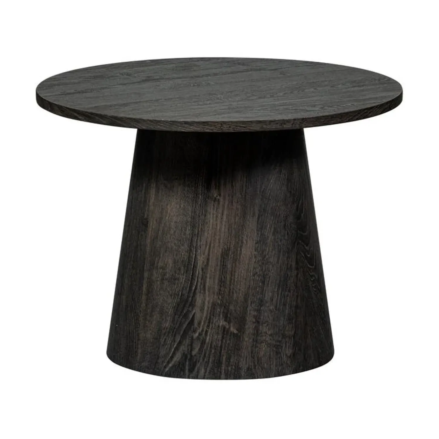 WOOOD Salontafels|Maan Salontafel rond MDF Donkerbruin 60cm