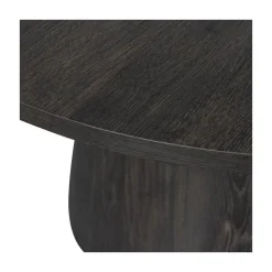 WOOOD Salontafels|Maan Salontafel rond MDF Donkerbruin 60cm