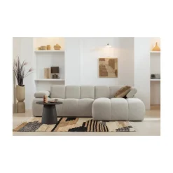 WOOOD Salontafels|Maan Salontafel rond MDF Donkerbruin 80cm
