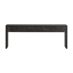 WOOOD Sidetables|Maan Sidetable MDF Donkerbruin 200cm