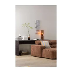 WOOOD Sidetables|Maan Sidetable MDF Donkerbruin 200cm