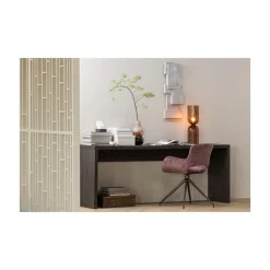WOOOD Sidetables|Maan Sidetable MDF Donkerbruin 200cm
