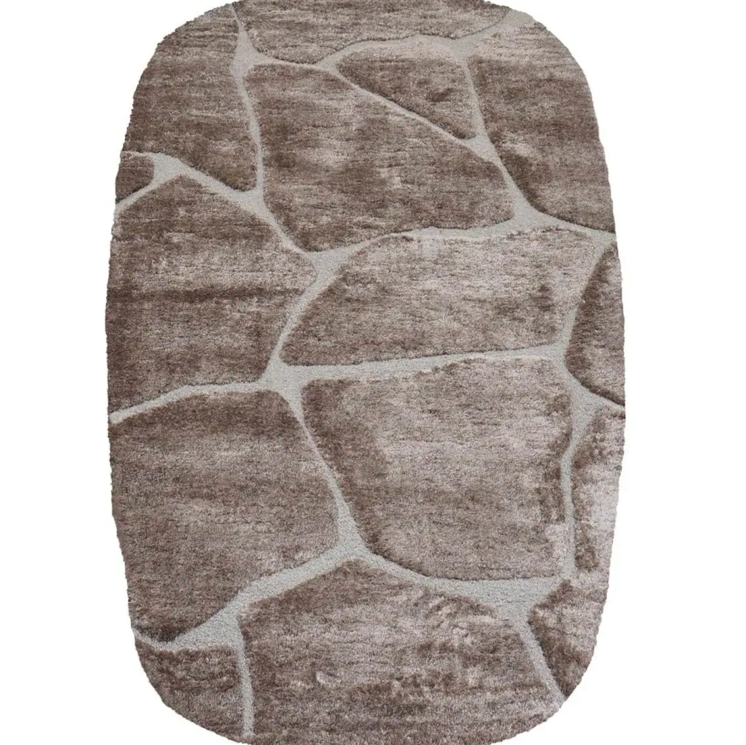 Decor 88 Vloerkleden|Macy vloerkleed Bruin Ronde hoeken 160x230cm