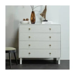 WOOOD Ladenkasten|Industriele Kasten|Madu Ladekast Dennenhout Wolkengrijs 94cm