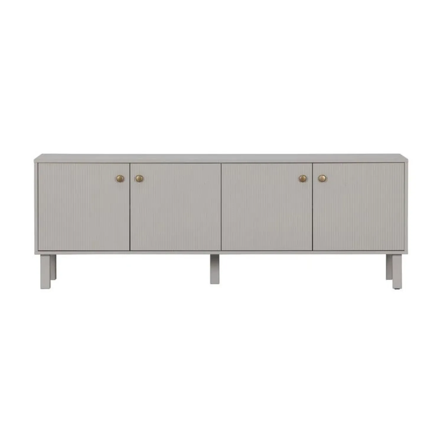 WOOOD Industriele Kasten|Tv Meubels|Madu TV Meubel Dennenhout Wolkengrijs 160cm