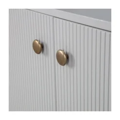 WOOOD Industriele Kasten|Tv Meubels|Madu TV Meubel Dennenhout Wolkengrijs 160cm